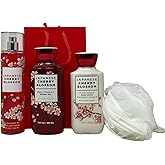 Bath & Body Works Japanese Cherry Blossom 4 Piece Gift Set (4 Piece Set)
