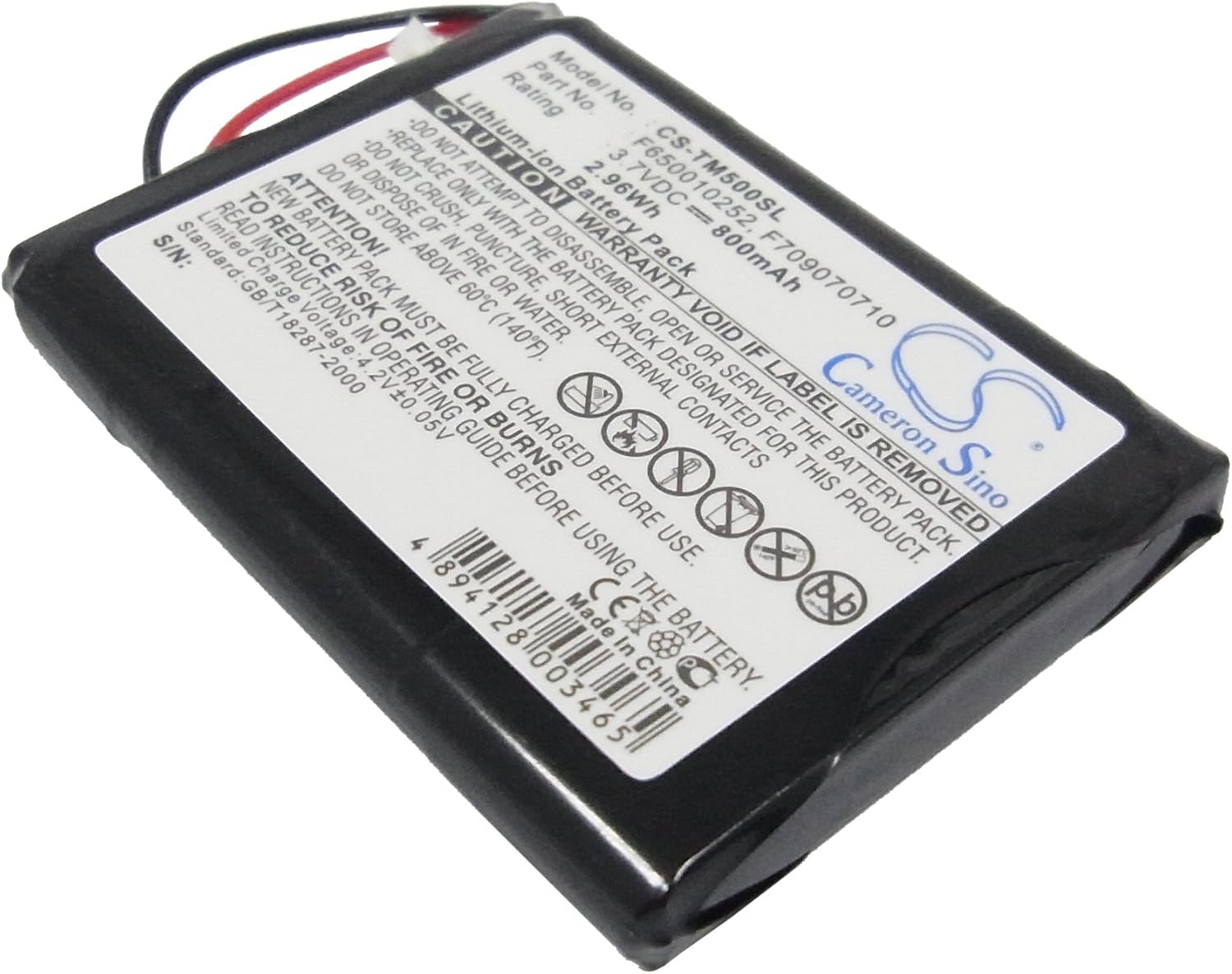 AboutBatteries Batteria Li-Ion Per TomTom Malaga - 3.7V 2200mAh