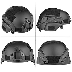 SANYETS Tactical Helmet with Helmet Cover, Airsoft
