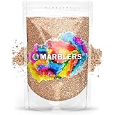 MARBLERS Brown Mica Powder [Syrup Pearl] 3oz (85g) | Cosmetic Grade | Epoxy Resin Pigment | Dye | Non-Toxic, Vegan, Cruelty-Free | Lip Gloss, Nails, Body Butter | Bath Bomb, Candle & Soap Making