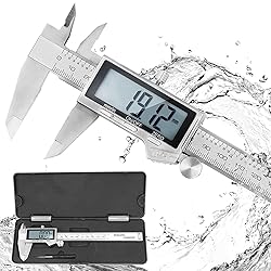 Digital Caliper, IP54 Waterproof Stainless Steel