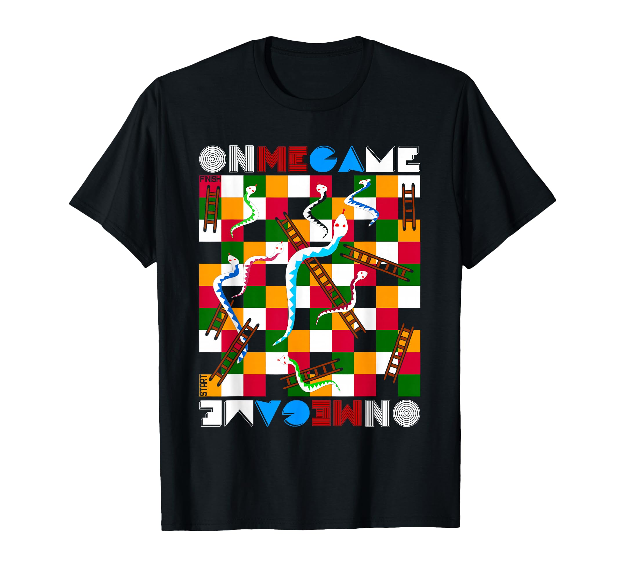 On Me Game Snakes & Ladders Pachisi Travel Beach T-Shirt