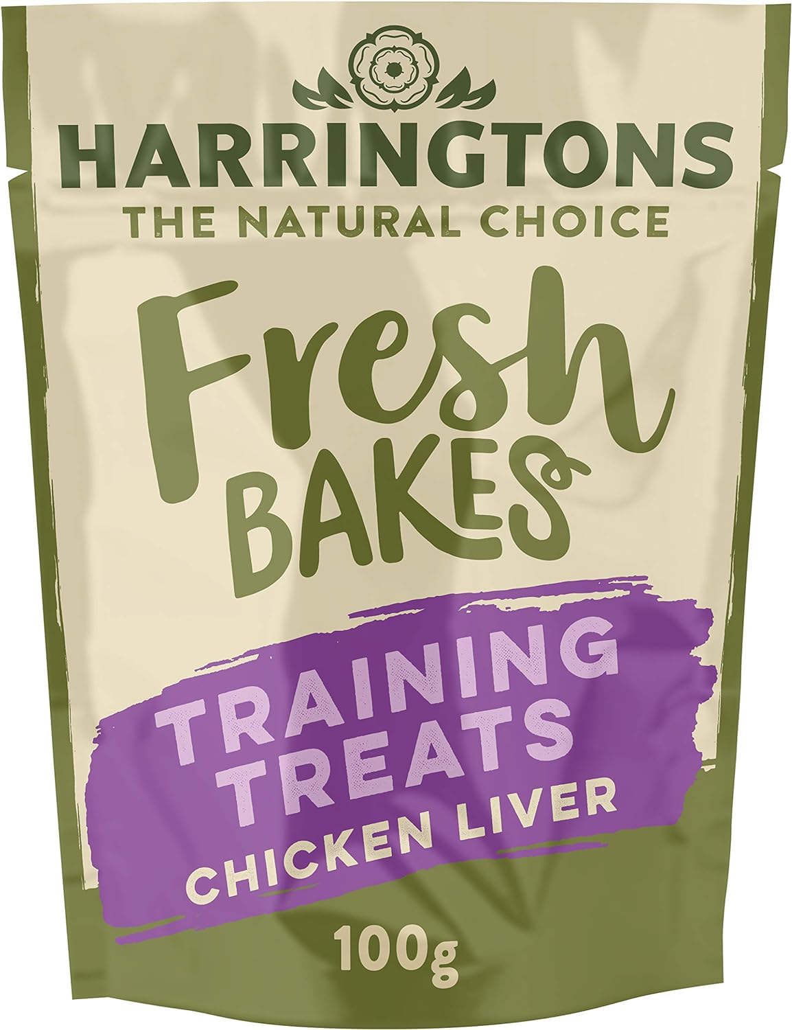 Harringtons Fresh Bakes Grain Free Chicken Liver Training Dog Treats 100g (Pack of 9) - Gently Oven Baked