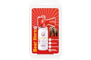 Dunkive Bear Horn to Scare Bears 1.4oz, Very Loud 120dB Bear Air Horns for Safety for Hiking, Heard Up to 1/2 Mile Away, Bear Spray Self Defense, Blow Horn to Scare Wild Animals, Bear Alarm
