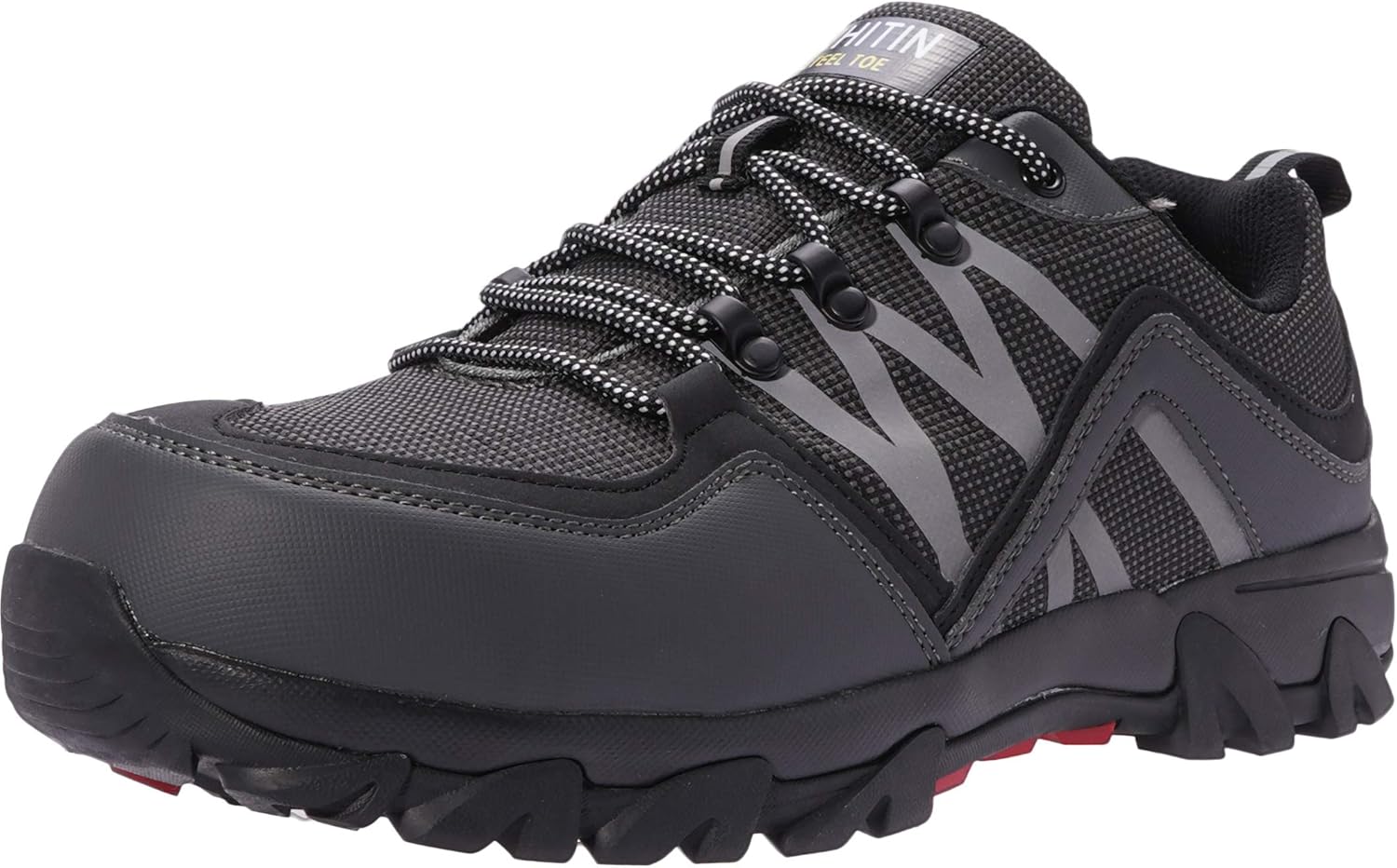 WHITIN Men's Steel Toe Slip Resistant Puncture Proof Construction Safety Work Shoes: Shoes