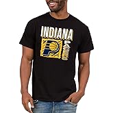 Junk Food NBA Mens Junk Food NBA Scribble Square - Officially Licensed Adult Short Sleeve T-Shirt