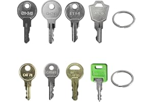 VIDABTE 8 Pentesting Master Key Set, MK9901 CH751 CH501 CH545 A126 84 16120 E114 CAT 74 RV Compartment Cargo Key