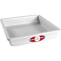 Fat Daddio's Anodized Aluminum Square Cake Pan, 10 x 2 Inch