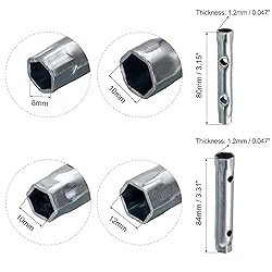 SABLUE 7-Pcs Dual-Ended Spark Plug Socket Wrench