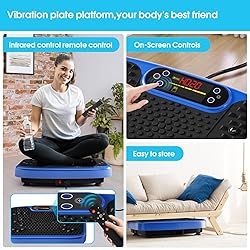 SoftGym Vibration Plate Exercise Machine for