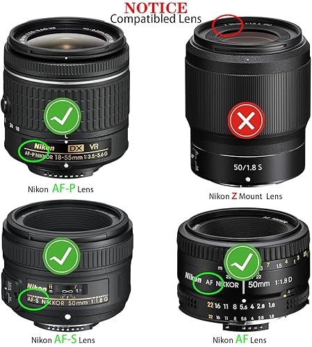 Body Cap Rear Lens Cap Cover for Nikon D7500 D7000 D850 D810