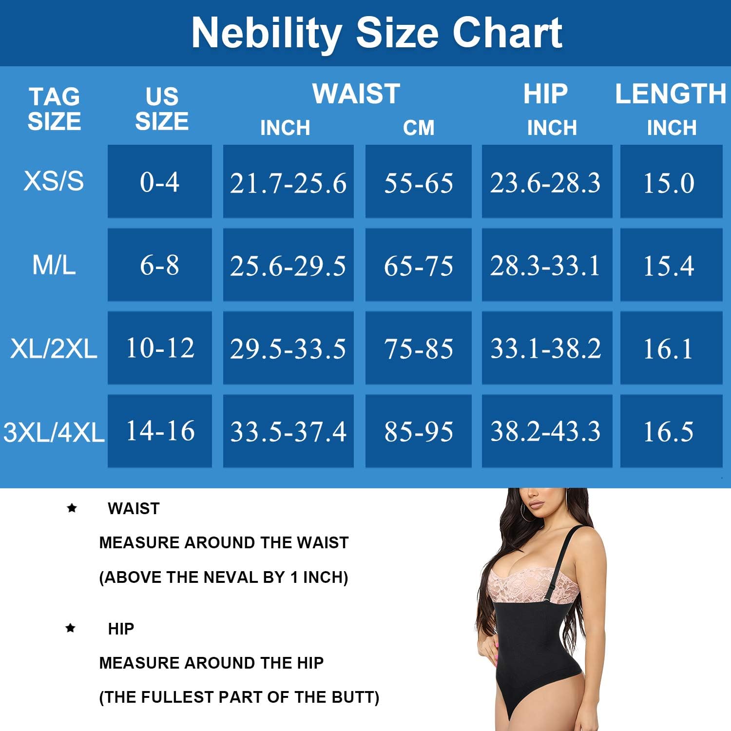 Nebility Women Waist Trainer Shapewear Thong Bodysuit Seamless Tummy Control Panty Faja Open Bust Body Shaper at  Women’s Clothing store