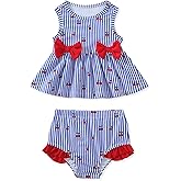 sweetabby Toddler Swimsuit Girl Baby Bathing Suit Ruffle Sleeveless Beach Swimwear with Shorts Two Piece Tankini Set