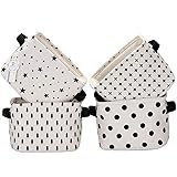 Sea Team Collapsible Small Canvas Fabric Storage
