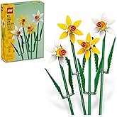LEGO Daffodils - Building Toy for Kids, Girls and Boys, Ages 8+ - Birthday Gift for Kids - Artificial Daffodil for Bedroom De