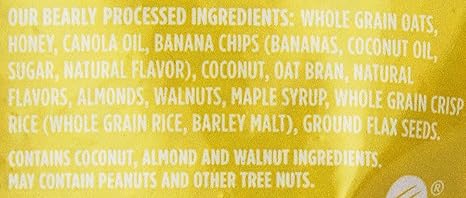 Bear Naked 100% Natural Granola – Banana Nut – 12 oz: Amazon ...