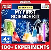 Doctor Jupiter My First Science Kit for Kids Ages 4-5-6-7-8 | Easter, Birthday Gift Ideas for 4+ Year Old Boys & Girls | Toy Stem Kit with 100+ Experiments | Learning & Educational Projects
