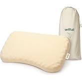 willai Toddler Pillow,12X19 Soft Kids Pillows for Sleeping,Small Toddler Pillows 2-5 Years Old,Machine Washable Kids Pillow, Perfect for Travel, Toddlers Cot
