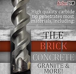 ArcherPRO 1-1/2” x 21" Inch SDS Max Drill Bit for