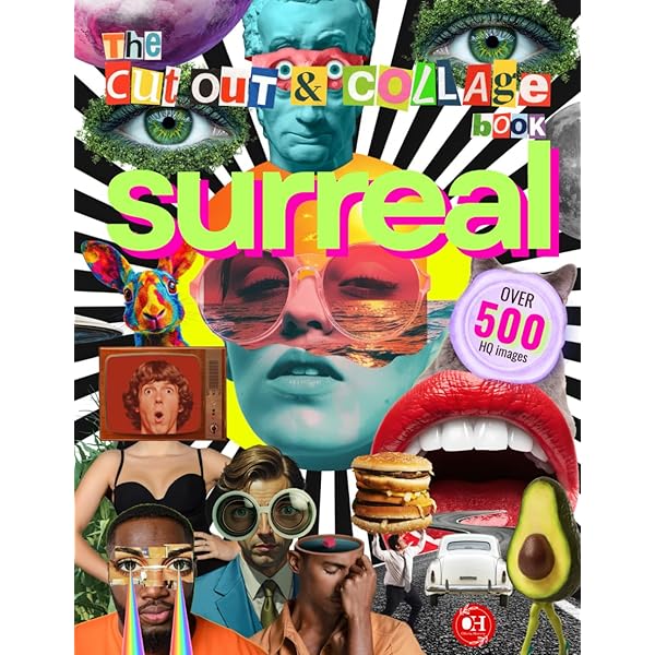 The Cut Out And Collage Book of Y2K Aesthetic: Over 600 Funky