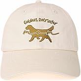 InnoBeta Golden Retriever Gifts Cap, Funny Adjustable Embroidered Hat Gifts for Dog Mom on Mother's Day, Birthday, Christmas Beige