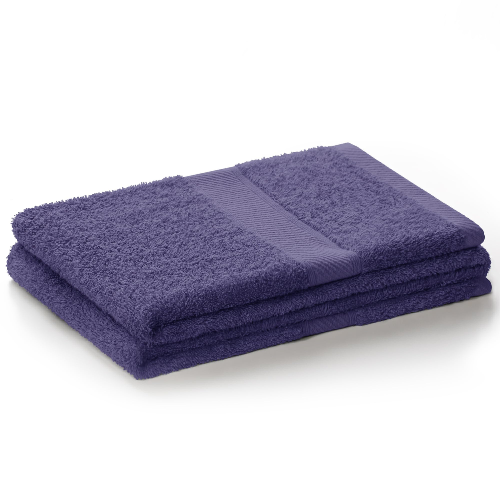 DecoKing Hand Towel 50 x 100 cm Purple Cotton Bamboo Viscose Absorbent Antibacterial Bamboo Bamby Plum Violet Plum Violet Plum