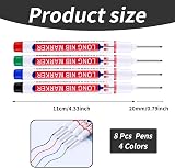 Couduan 8 Pcs Long Nib Marker Pens Waterproof Multi-Purpose Deep Hole Drill Pen view 2