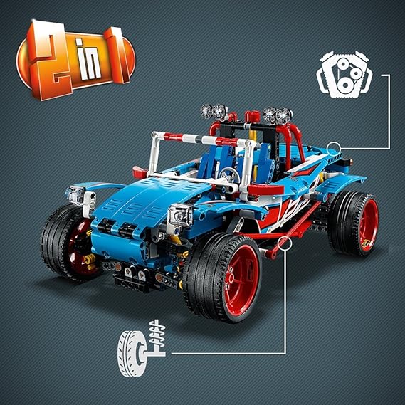lego technic coche rally