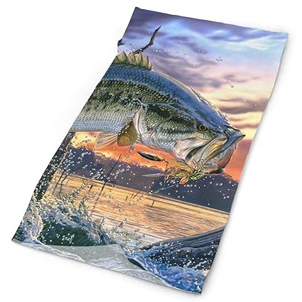 Amazoncom Bass Fishing Wallpaper Original Headband With
