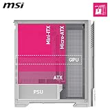 MSI MPG Velox 300R Airflow PZ White Mid-Tower Case 360mm Radiator Support view 4