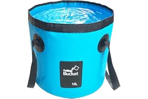 Collapsible Bucket, 12L&20L Multifunctional Portable Collapsible Fishing Bucket -Wash Basin Folding Bucket -Water Container f