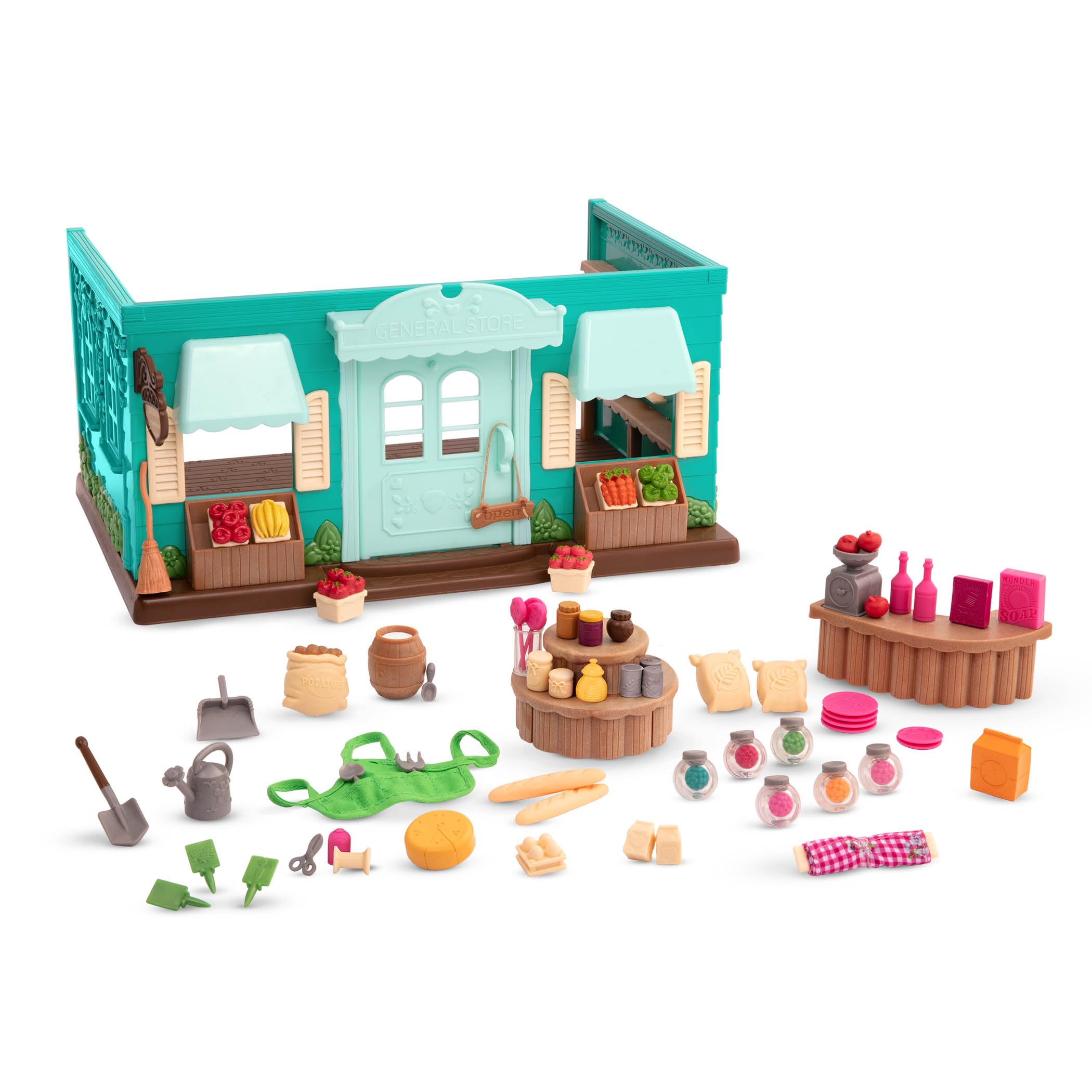 Li'l Woodzeez – Honeysuckle Hollow General Store Playset with Furniture & Accessories, Dollhouse Toy for Imaginative Pretend Play, Collectible Figures for 3+ Years — image 1