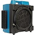 XPOWER X-3580 Commercial Air Scrubber, Negative Air, 600 CFM, 4-Stage HEPA Filtration, 5-Speed, Filter Light, Energy Efficient, High ROI, Blue