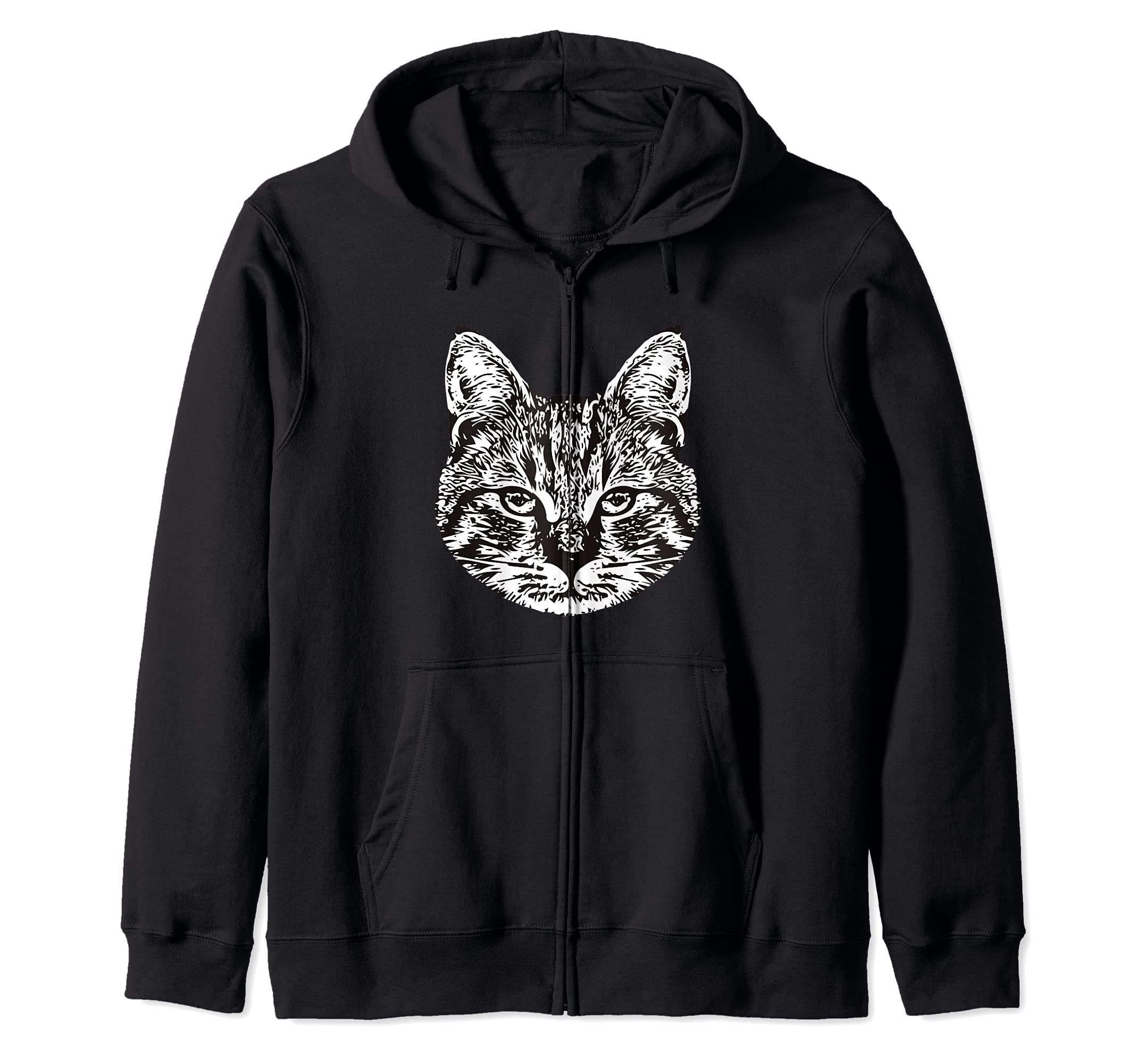 Manx Cat Zip Hoodie