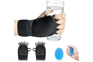 2 Pack Weighted Gloves for Tremors, Improved Hand/Wrist Mobility, Adjustable Hand Stability Aid for Parkinson's Patients, Wri