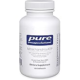 Pure Encapsulations Mitochondria-ATP - Mitochondrial Support - ATP Production Aid* - with Vitamin C, Vitamin E & Thiamin - Antioxidant Support - 120 Capsules