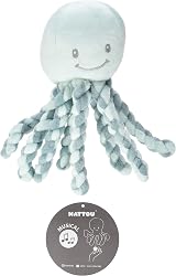 Nattou Musical Plush Octopus Lullaby Mint Green 23 cm Lapidou view 3