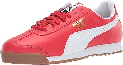 puma roma red white blue