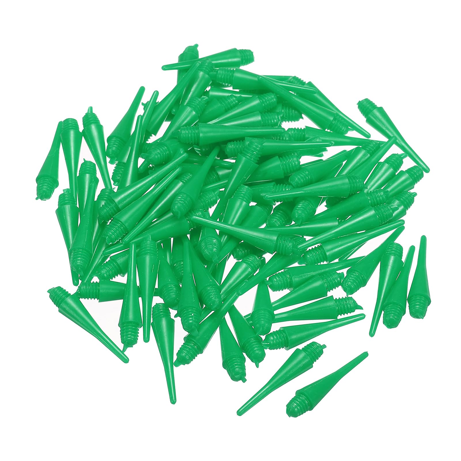 PATIKIL Plastic Dart Tips, 150 Pack 2BA Thread Soft Dart Tips Plastic Tip Soft Tip, Green