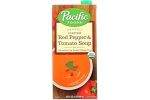 PACIFIC FOODS Pacific Natural Foods Organic Soup; Roasted Red Pepper & Tomato - (Case of 12 - 32 fl oz)12