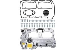 MOCAR7 Aluminum Valve Cover Compatible with BMW X5 Z4 X3 X4 X1 528i 428i 320i 328i 228i xDrive 2.0L L4 2012-2018 Replace 11127625477 11127588412