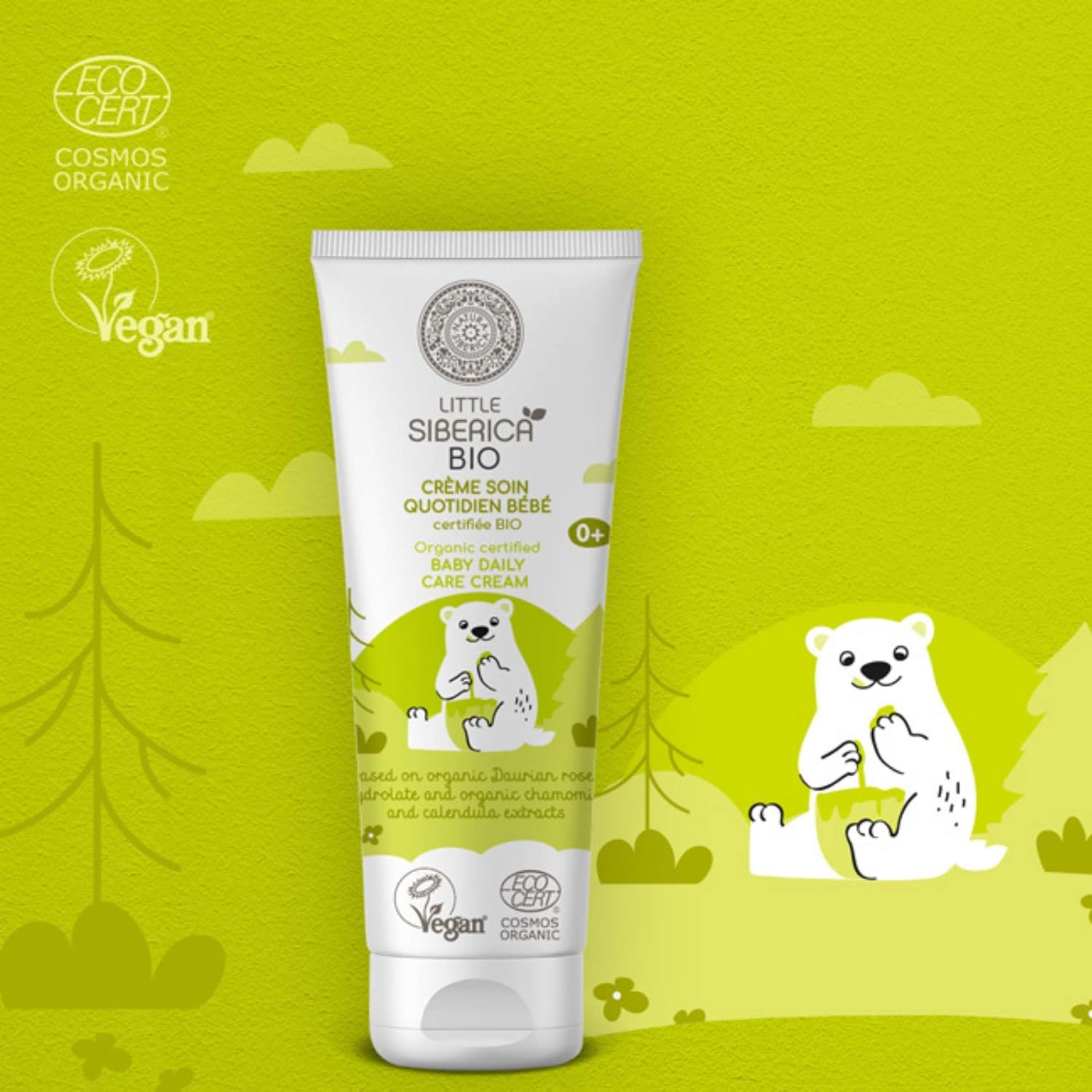 Natura Siberica Little Siberica. Organic Certified Baby Daily Care Cream, 75 ml - Image 3