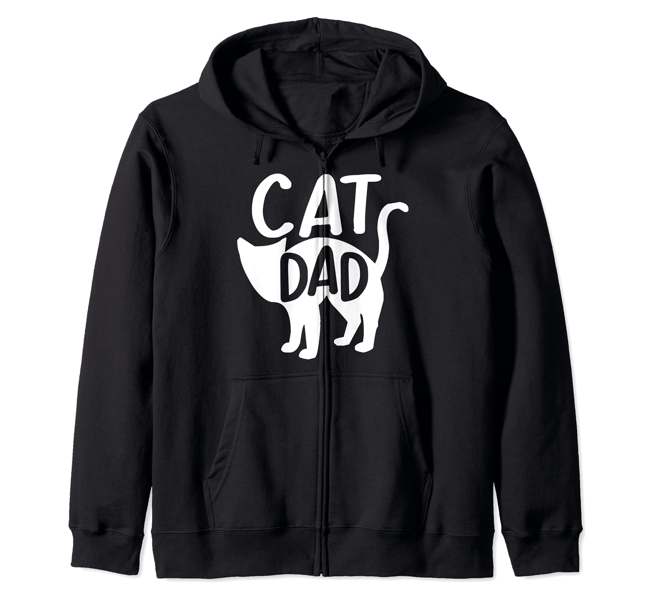 Cat Dad Zip Hoodie