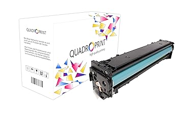QUADROPRINT Toner ersetzt HP CB543A 125A Magenta, ca. 1.400 Seiten, für HP Color Laserjet cm 1500 1512, Color Laserjet CP 150