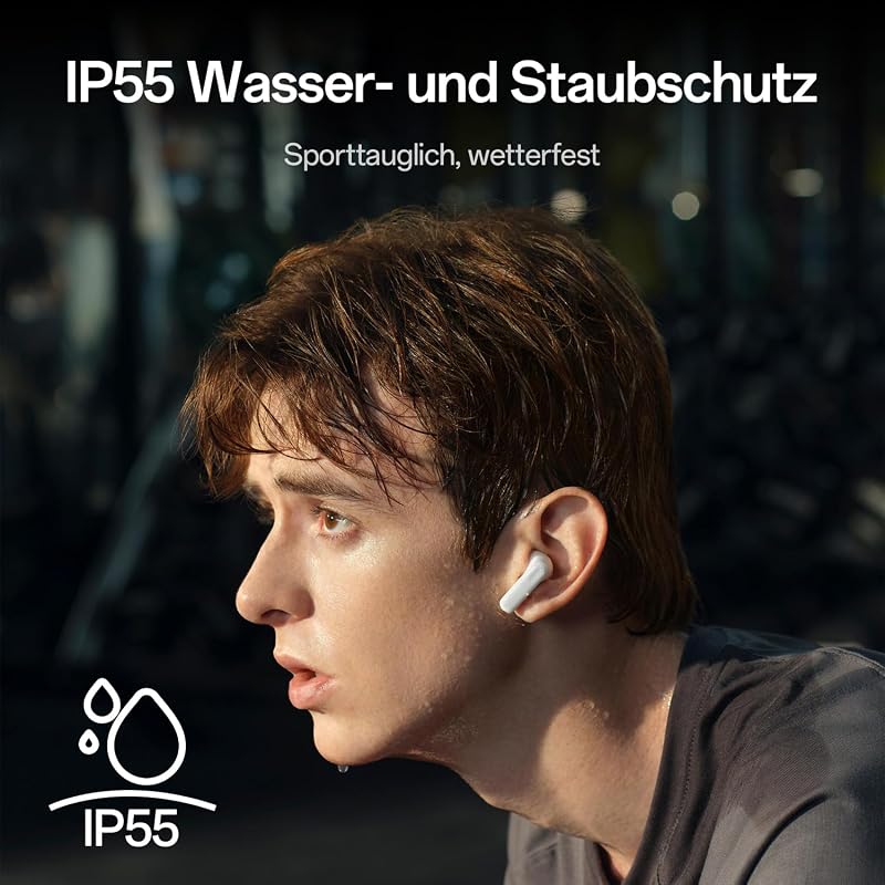 Enco Buds3 Ohrhörer Bluetooth 5.4 12.4mm 48h IP55, Snow White — Foto 6 von 7