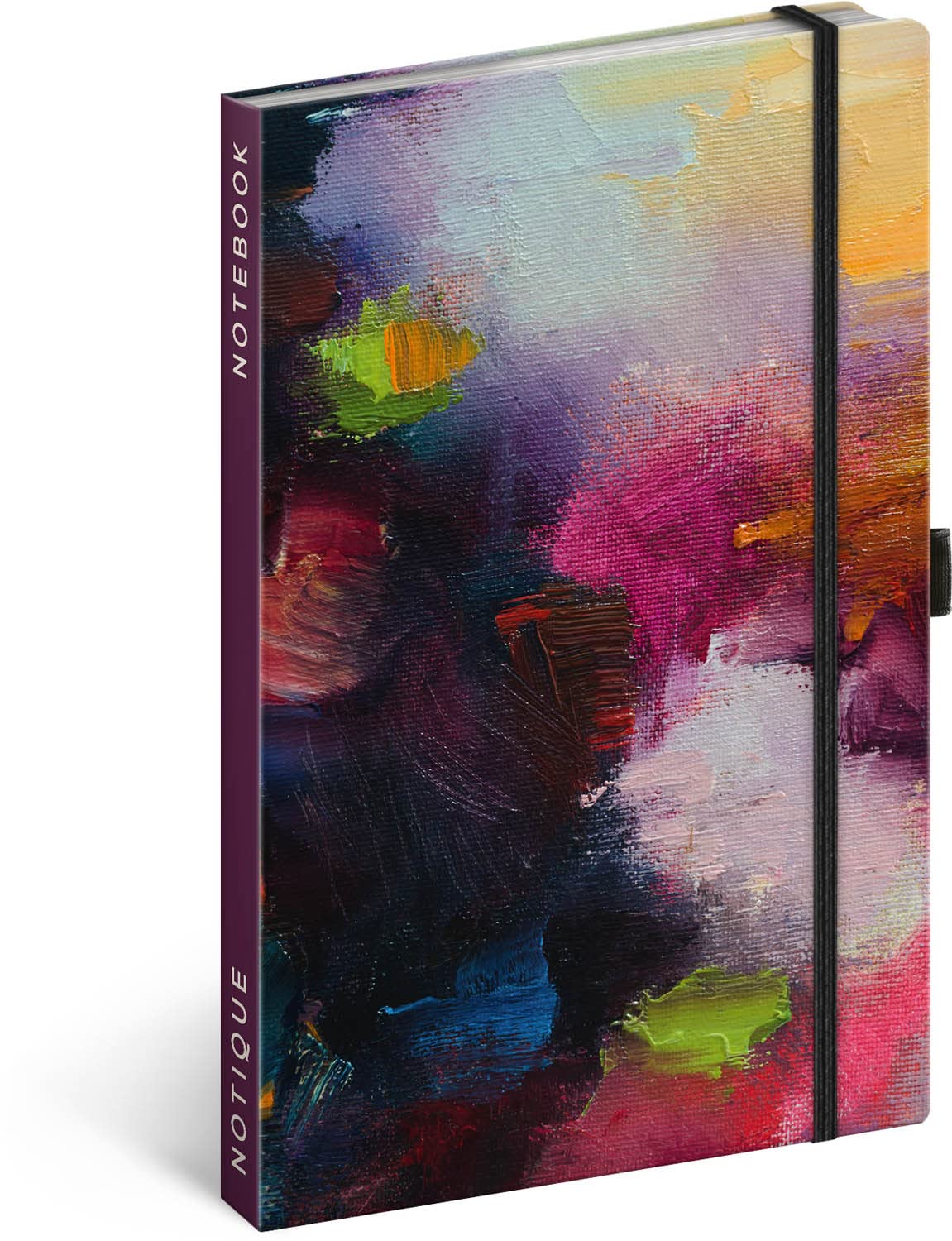 Presco Group NOTIQUE Hardcover Notebook for Women Teen Girls, College Ruled Journal, Lined Paper Diary Composition Book for Work School (Pink Painting) — image 1