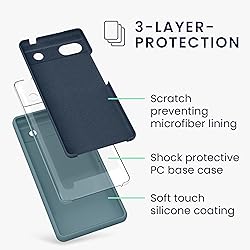 kwmobile Case Compatible with Google Pixel 6a Case