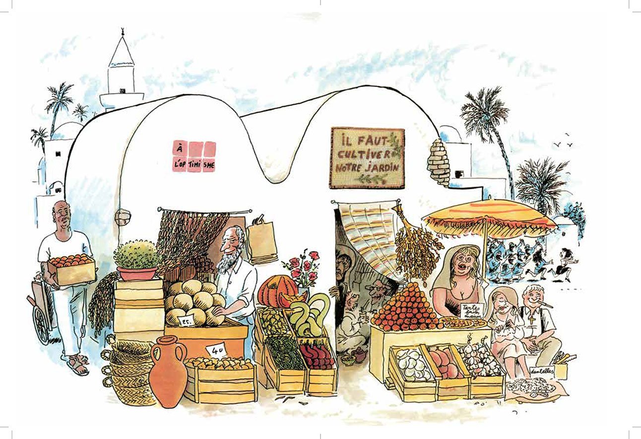 Amazon Fr Candide De Voltaire Illustre Par Wolinski Voltaire Wolinski Georges Livres