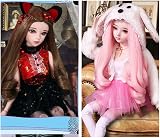 WANDIC 10 Pcs High-Temperature Wire Curls Wig for Doll Making - 10 Colors view 4