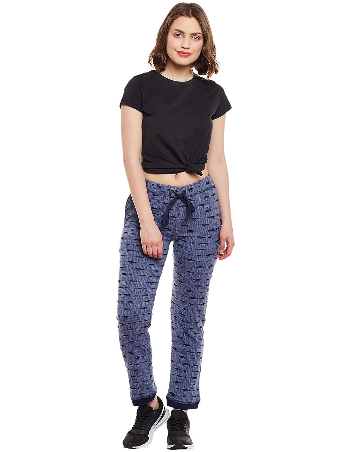 vimal ripped look trackpant for women